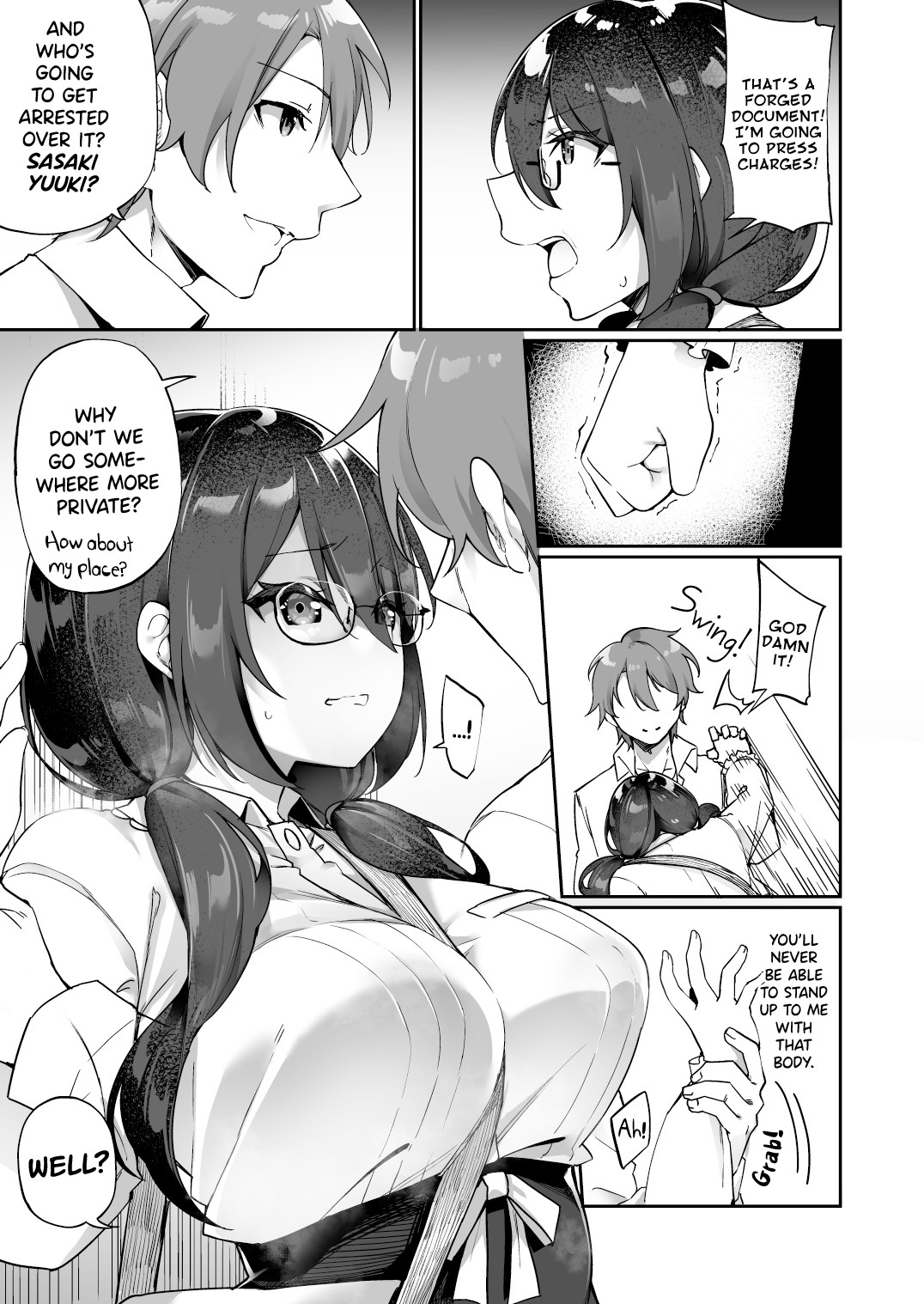 Hentai Manga Comic-I Ended Up Changing Bodies With The big Breasted Yandere Kouhai Who Gets Turned On From Simply Hearing My Voice-Read-10